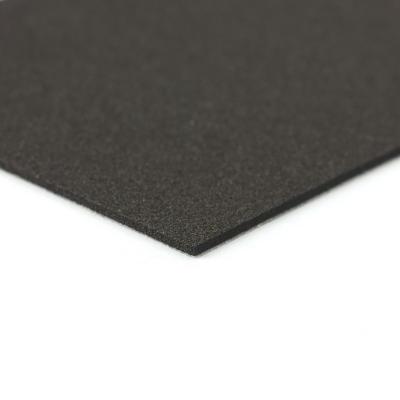 China Black CR Neoprene Rubber Halogen Foam Stocking Sheet Flame Retardant Rating UL94 V0 for sale