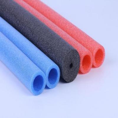 China Anti-fire Swimming RED/White Protective Packing EPE Foam Tube for sale