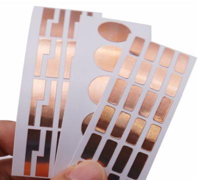 China Waterproof Customized Design Irregular Shape Aluminum Die Cutting Copper Strip for sale