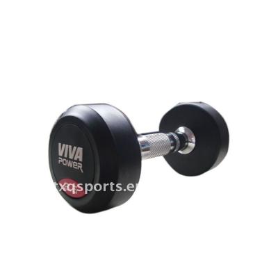 China Innovative New Product High Quality And Durable Round Rubber Dumbbell Round for sale