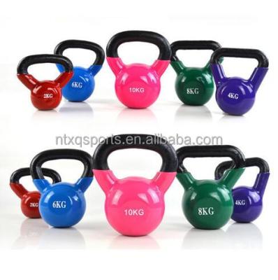 China Vinyl+cast Iron New Launched Products Inexpensive Handy Vinyl Kettlebell for sale