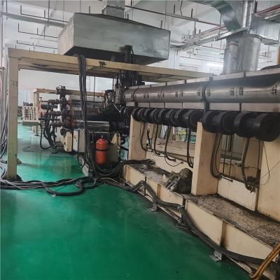 China Granules used 120+65 swin screw complete pp ps PE sheet machine pet bottle production line for sale