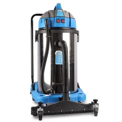 China Hotel 70L 3200W Carpet Cleaning Type Blue Wet Low Noise Low Noise Hand Push Vacuum Cleaner for sale