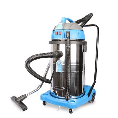 China Industrial 80L Car and Comercial 3200W Motor 3200W Blue Wet Dry Vacuum Cleaner for Warehouse for sale