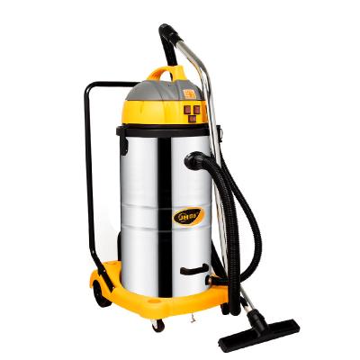 China Car 4200W 5400W Powerful Motor Stainless Steel Tank Industrial Cleaning Wet Dry Vacuum Cleaner for sale