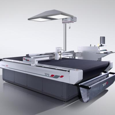 China TPS X7 DIGITAL FLATBED DIE CUTTER MODEL WITH OPTIONAL TOP CAMERA AND PROJECTOR for sale