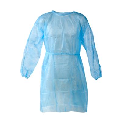 China 10pcs/bag disposable isolation gown level 2 medical non woven isolation gown for sale