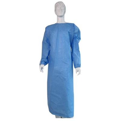 China Factory Price Disposable Medical Consumable Surgical Gowns Protective Isolation Clothing for sale