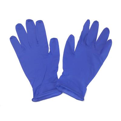 China powder free disposable nitrile gloves medical black nitrile gloves for sale