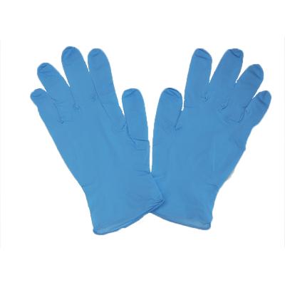 China Raysen Cheap sanitary Protective powder free disposable nitrile gloves for sale