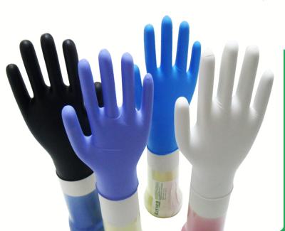 China Raysen nitrile gloves manufacturing powder free disposable nitrile gloves for sale