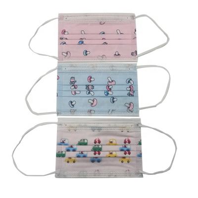 China Raysen Tianjin Cartoon Design Hospital Protective Safety Non woven disposable medical kids face mask with EN14683 for sale