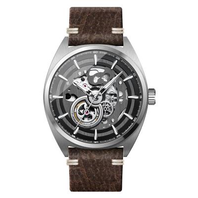 China Water Resistant OEM Custom Mens Private Label Automatic Mechanical Skeleton Watches for sale