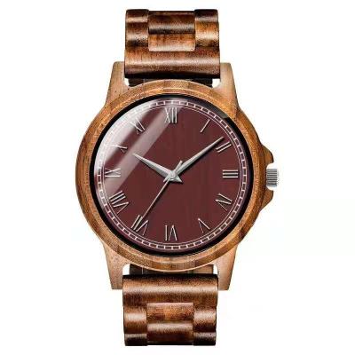 China Water Resistant OEM Minimalist Bamboo Walnut Wood Watches Watch Supplier for sale