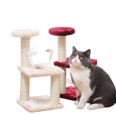 China Best Designer Porcelain Lnnovational Sustainable Pet Fun Luxurious Nest Furniture Modern Cat Tree for sale