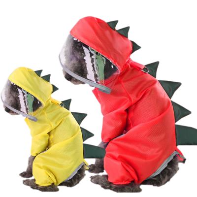 China Sustainable Wholesale Custom Large Comfortable Pet Clothes Hoodie Safe Dog Raincoat for sale