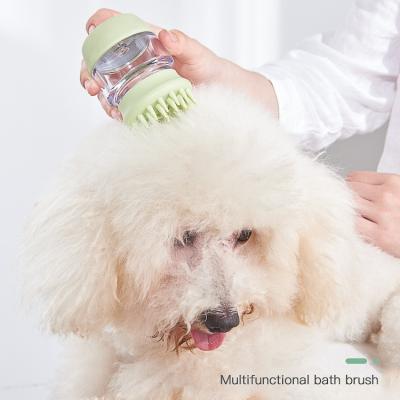 China Modern Custom Viable Massage Dispenser Dog Grooming Silicone Shower Brush Or Body Scrubbers for sale