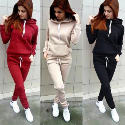 China 2020 New Women's Breathable Fleece Hooded Sweater Women's Autumn Winter Sportswear for sale