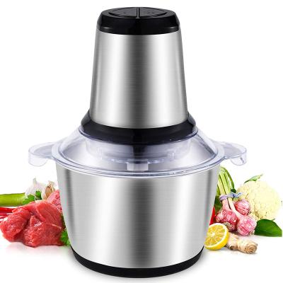 China Hotel Mini Meat Blender Food Processor Electric Food Chopper Vegetable Stainless Steel Meat Grinder for sale