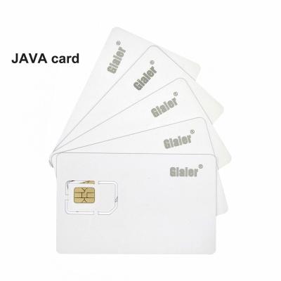 China Programmable SIM Card JAVA Card 128K with mini/micro/nanoe cut G-T02 for sale