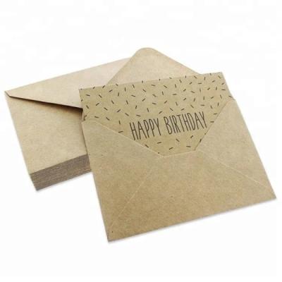 China 2022 Education Hot Selling Birthday Gift Wrapping Paper High Quality Greeting Card With Envelope for sale