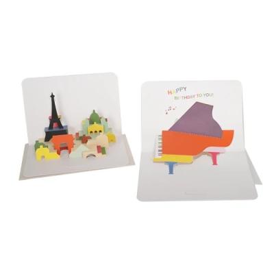 China 2022 Wholesale Newest Education Factory New Arrival 3D Pop Mini Greeting Cards For Thanksgiving for sale