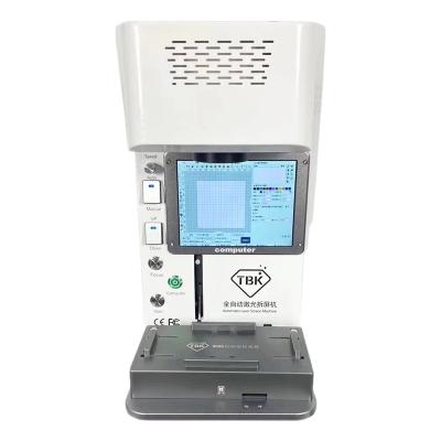 China TBK 958B retail laser marking separate machine for iphone back glass laser machine for sale