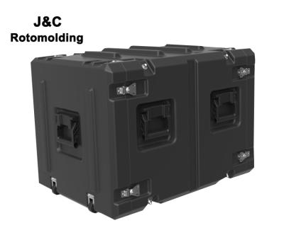 China 12U Plastic Case Dustproof Shockproof Strong Waterproof Shockproof Military Flight Cases for sale