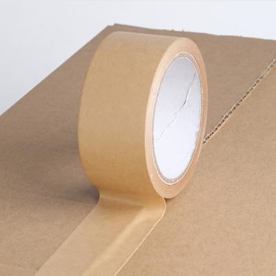 China Waterproof Customized Brown Reinforced Kraft Bonded Paper Tape With Logo Kraft Tape 1040mm*1200mm for sale