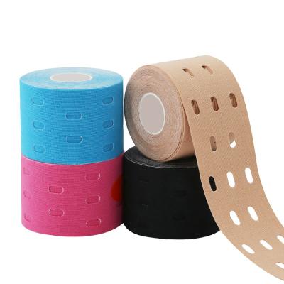 China Custom Logo Kinesiology Tape Stress Pain Relief Muscle Support Perforated Kinesiology Tape Animals for sale