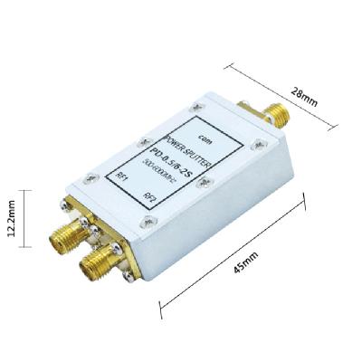 China Metal+PCB SMA Microstrip Power Splitter Input Signal Energy Halved Or Multiple Output Equal Or Unequal Energy Device for sale