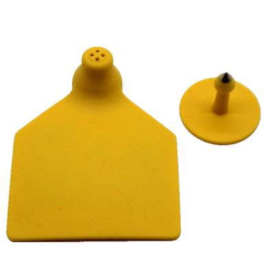 China ISO18000-6C TPU Foreigner H3 Long Term UHF RFID Animal Ear Tag For Livestock Identification for sale