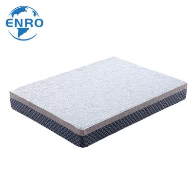 China OEM/ODM Custom 12 Inch 25cm Thick Hypoallergenic Gel Memory Rubber Sponge Rubber Luxury Mattress For Hotel for sale