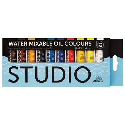 China Mixable Water Oil Colors Available High Quality Aluminum Choice Oil Colors From Sample Paint Phoenix Studio 10 Colors 22ml 22ml for sale