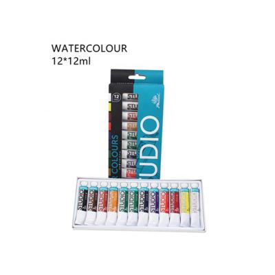 China Hot Selling Art Painting /Education Watercolor 12x22ml Color Set Student Use Studio Non-Toxic Level Phoenix Amazon for sale