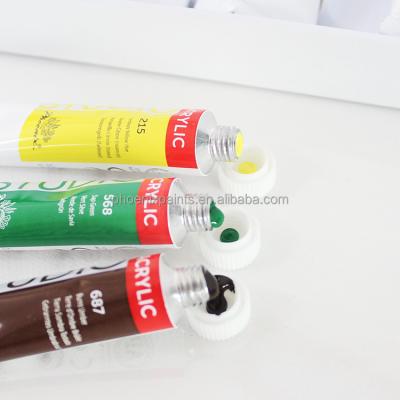 China Eco-friendly Tube Acrylic Color Paint Acrylic Paint For Face Eco-Friendly Plastic Shoes Painting Weather Glass Loose Storage Outdoor Paper for sale