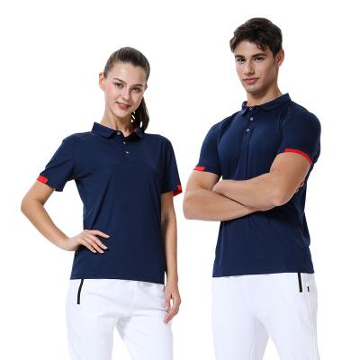 China Wholesale Polyester Golf Shirts Sport Polo Shirt Wicks Sweat And Quick Dry Golf Dress That Fit Both Men And Women for sale