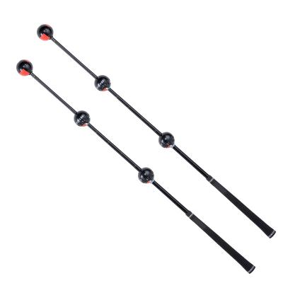 China Strength and Rhythm Golf Warm Up Stick Golf Swing Trainer To Correct Swing Posture Golf David Lead Better Swing Bar Blue with Noise for sale