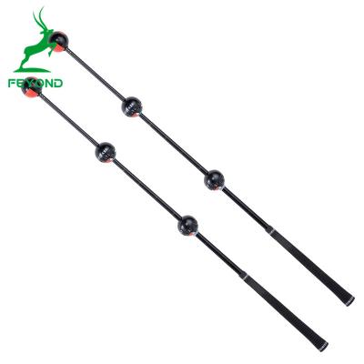 China Strength and Rhythm Golf Warm-up Stick Golf Warming Up Stick Golf Training Grip Swing Golfer Correct To Lay Coach Practice Golf Training Aid The Bar for sale