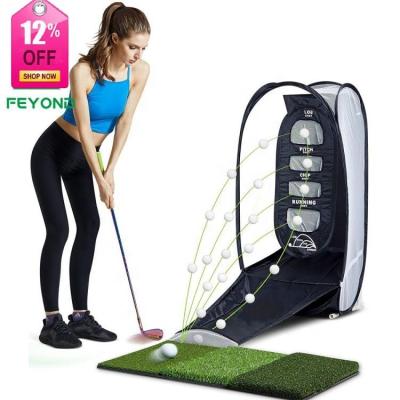 China Train golf in your backyard or basement whenever you want backyard swing practice target hitting and collapsible training aids indoor golf practice chipping the net for sale