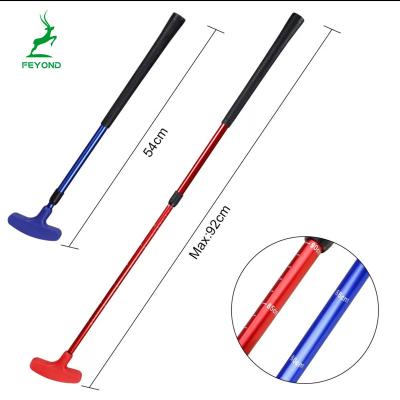 China Aluminum alloy rubber shaft+TPE head+ rubber grips customized length can be retractable customized kids moon Feyond factory adjustable golf kids moon for sale