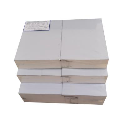 China Waterproof Fireproof Decorative 100mm Heat Insulation PU Foam Sandwich Panel Insulated Metal Carved Exterior Wall Panel for sale