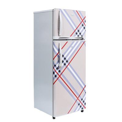 China GnneCrius DC12V 24V Home Use Top Portable Commercial Freezer With Solar Panel Refrigerator Fridge Solar Panel Fridge for sale