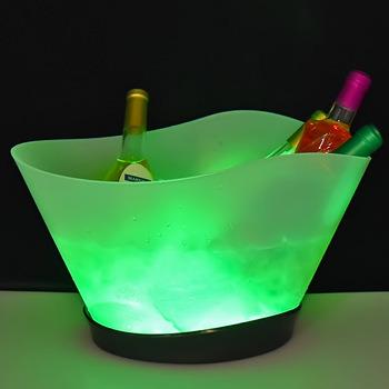 China Irregular Viable LED Bar KTV Beer Ice Bucket for sale