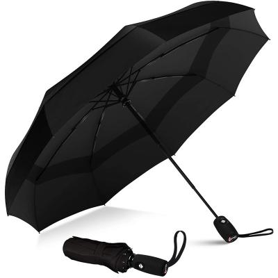 China Promotion Gifts Repel Umbrella Windproof Travel Umbrella Compact Strong and Portable-wind resistant Small Backpack Automatic Folding Umbrella for sale