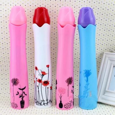 China Polyester Filament Cute Novelty Pink Bottle Folding Rainproof Umbrellas for sale