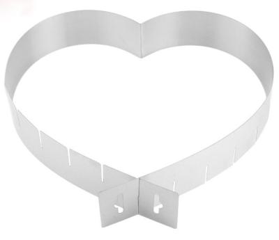 China Amazon Stainless Steel Hot-selling Heart Shaped Cake Molds Sustainable for sale