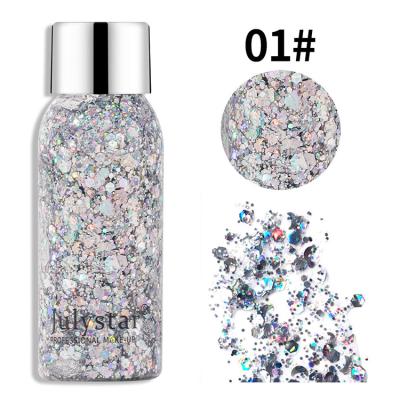 China Glitter Highly Pigmented Glitter Shimmer Metallic Eye Makeup Body Eyeshadow for sale