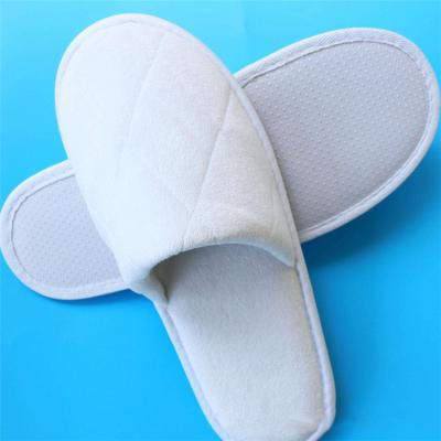 China beauty one time use five star hotel printed white baboosh slipper Wwb25 for sale