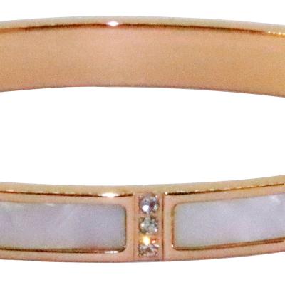 China Luxury Niche Design Hand Ornament Bracelet Ladies Shell Bangle Rose Gold Fashion Hot Selling Bracelet Small for sale